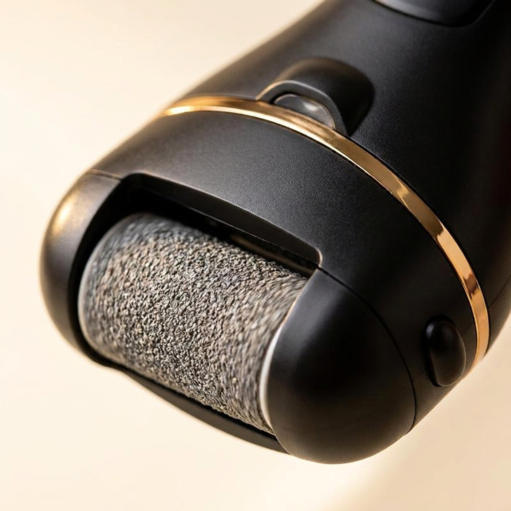 Close-up of the Muva micro-abrasive roller head